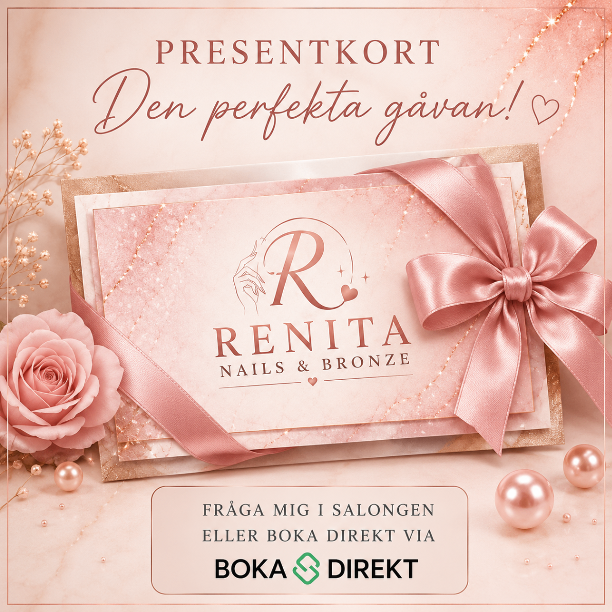 Presentkort hos Renita Nails & Bronze
